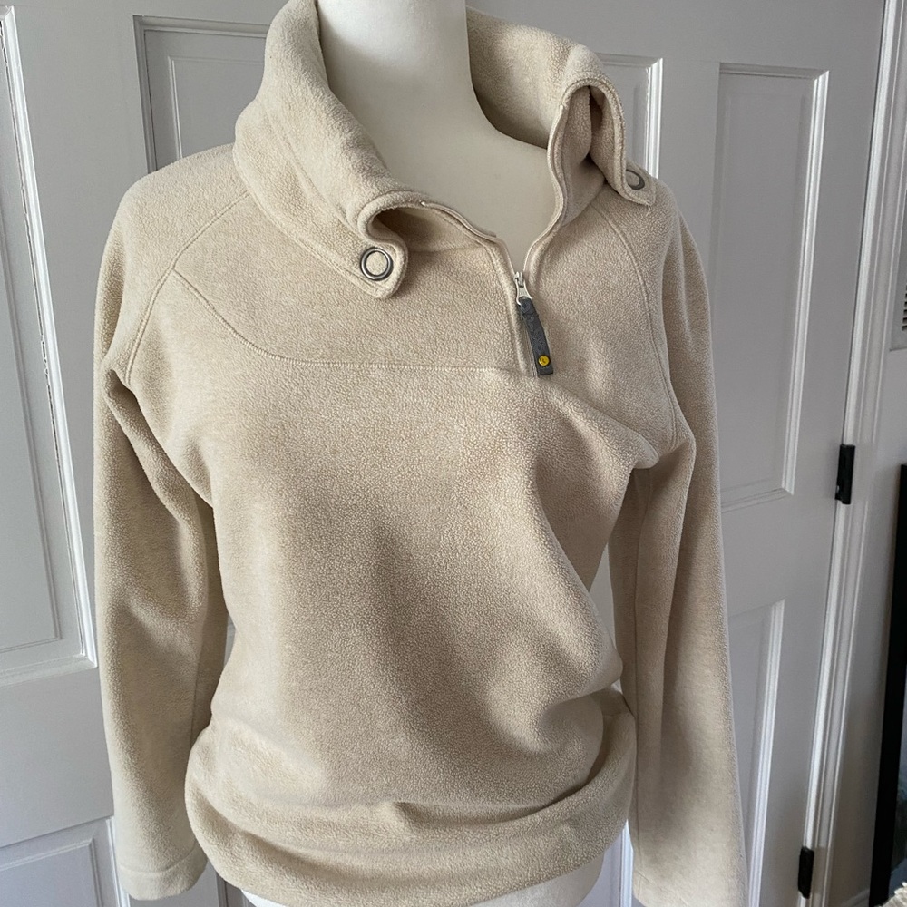 Lole Fleece Cream Pull Over - image 1